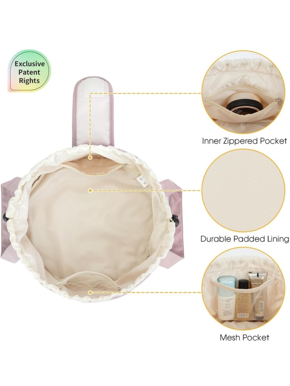 Drawstring Makeup Bag - Picture 5 of 7